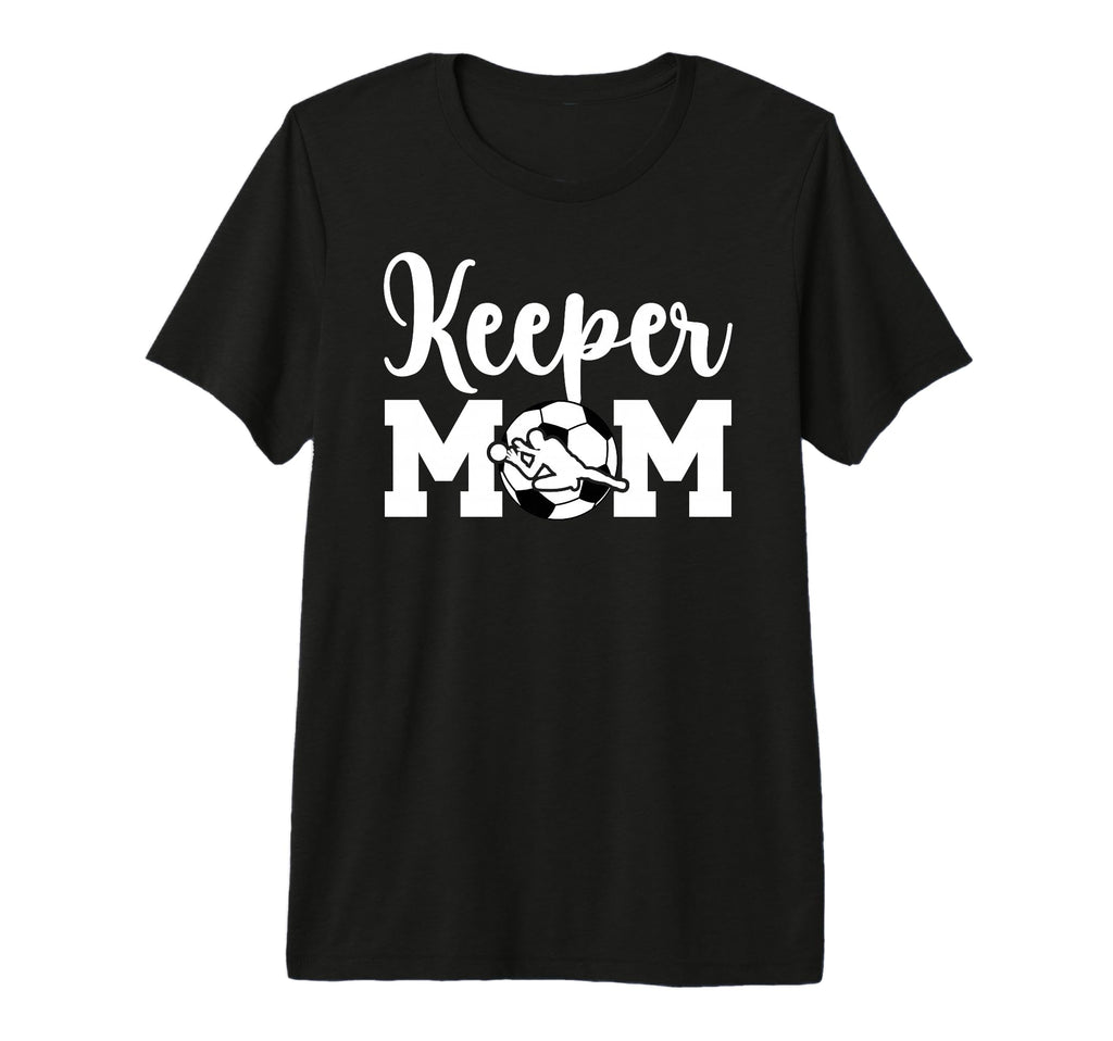 Soccer Keeper Mom Soccer Goalie Mother T-Shirt - Trendy Graphic for Adults