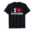 I Love Soccer T-Shirt - Streetwear Style for Adults