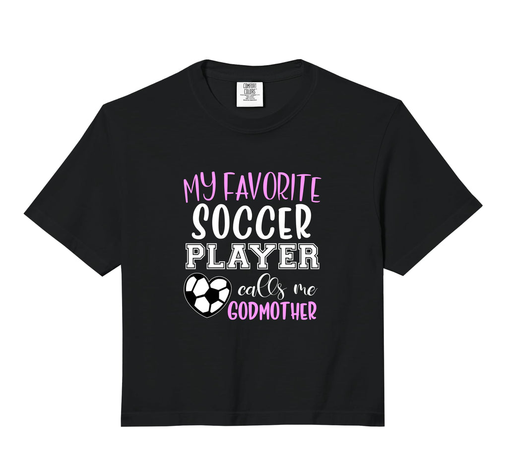 My Favorite Soccer Player Call Me T-Shirt - Novelty Apparel for Adults