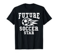 Future Soccer Star Gear T-Shirt - Minimalist Print Men Women
