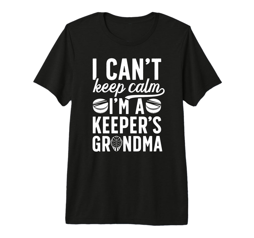 Im Hockey Keeper Grandma Ice T-Shirt - Casual Everyday Wear for Adults