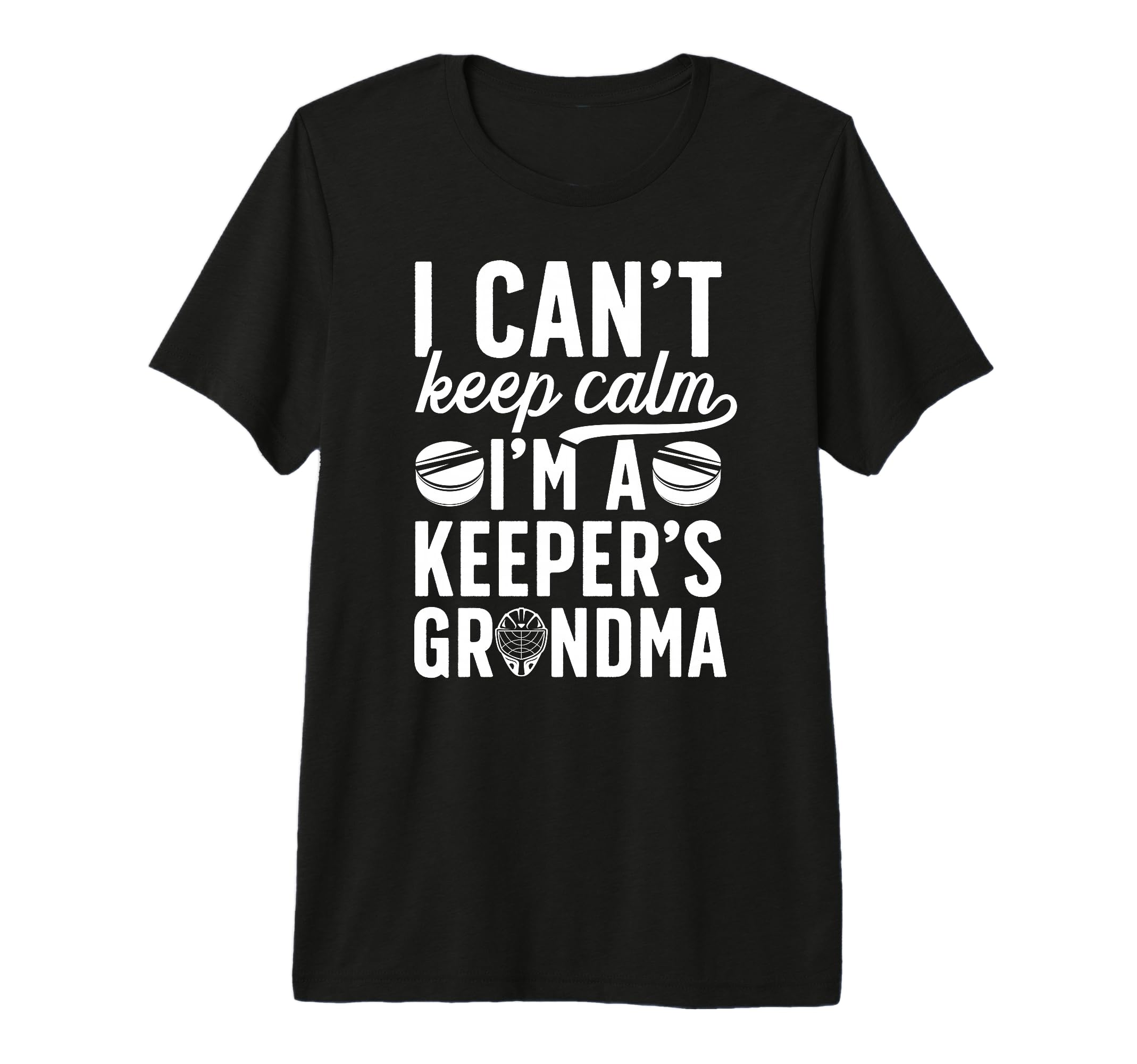 Im Hockey Keeper Grandma Ice T-Shirt - Casual Everyday Wear for Adults