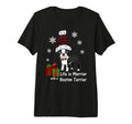Funny Boston Terrier Life Is Merrier T-Shirt - Custom Art Print for Adults