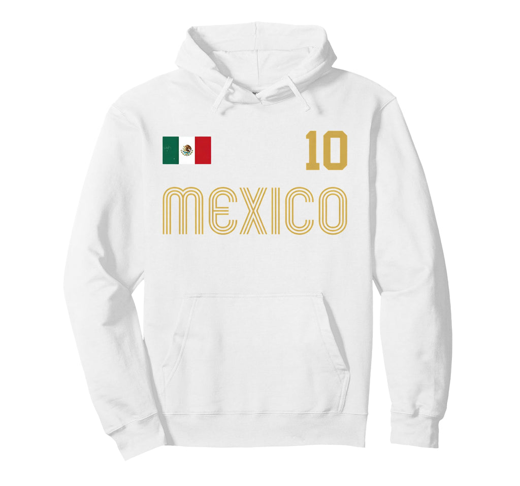 Mexico Flag Mexican Hispanic Pride Hoodie - Novelty Apparel Unisex