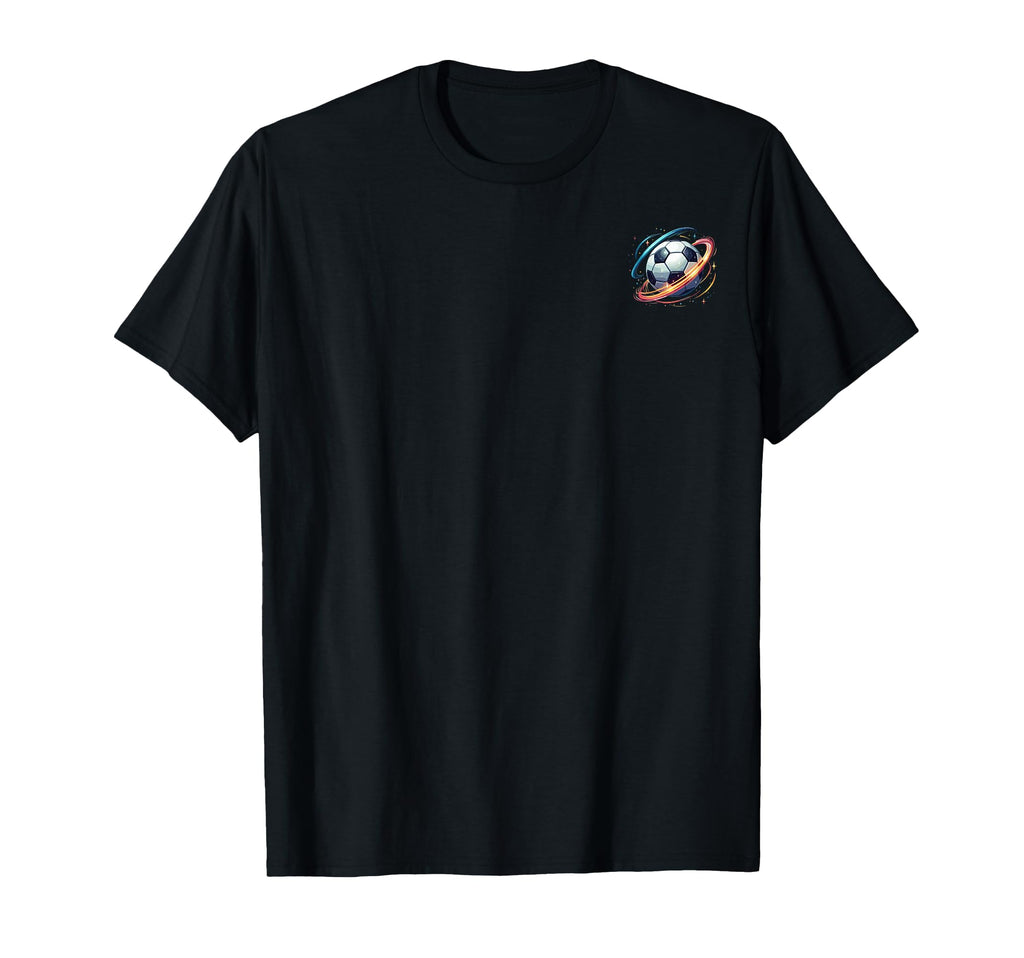 Soccer Ball Space Elements Soccer Lovers T-Shirt - Graphic Print Unisex
