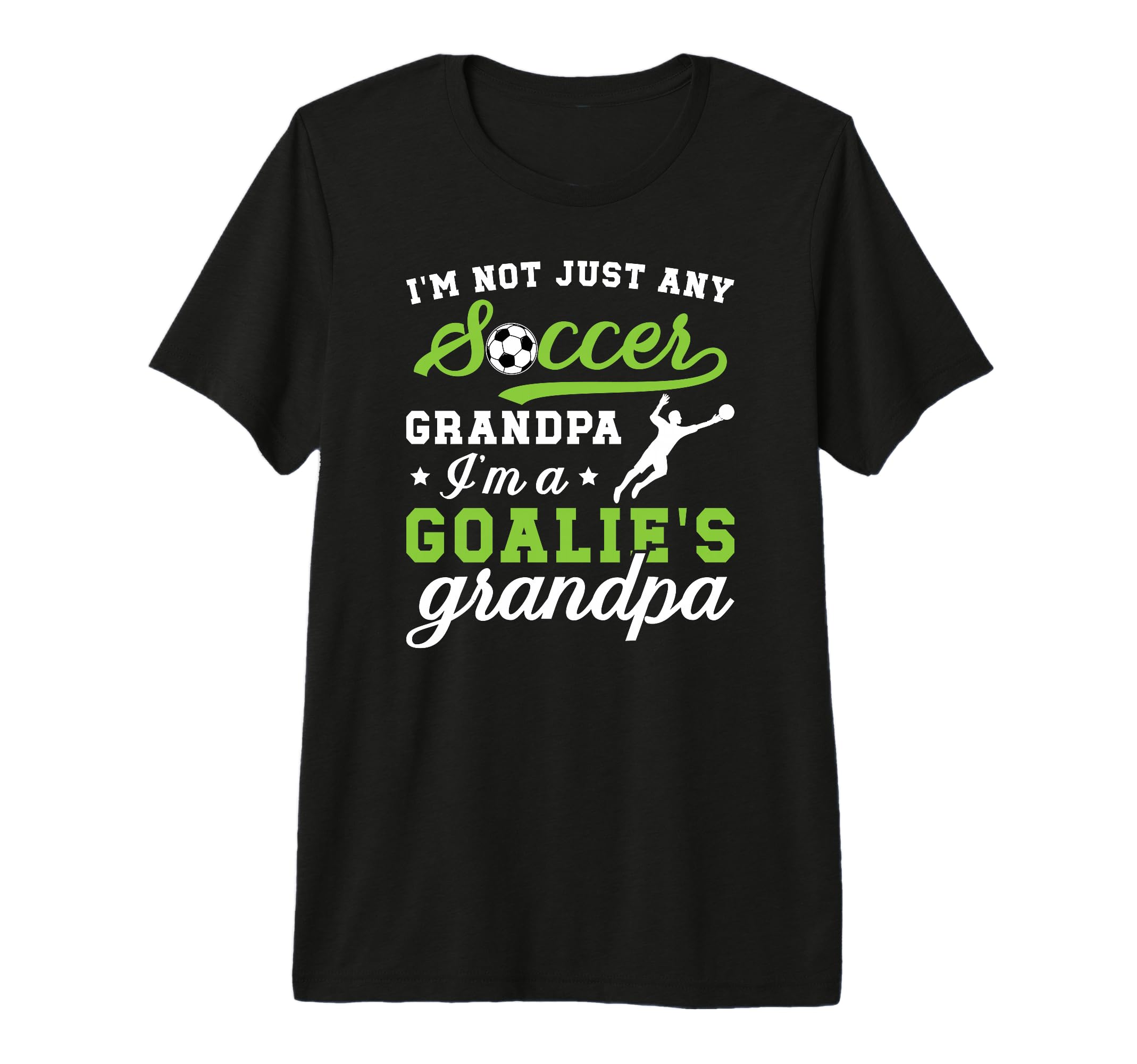 Mens Im Soccer Goalie Grandpa Soccer T-Shirt - Trendy Graphic for Adults
