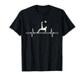 Soccer Player Heartbeat Goalie T-Shirt - Graphic Print for Adults