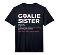Soccer Goalie Sister Definition Best T-Shirt - Custom Art Print for Adults