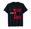 I Love Pull Shots Funny Foosball T-Shirt - Minimalist Print for Adults