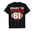 Football 61St Birthday Player T-Shirt - Aesthetic Graphic for Adults