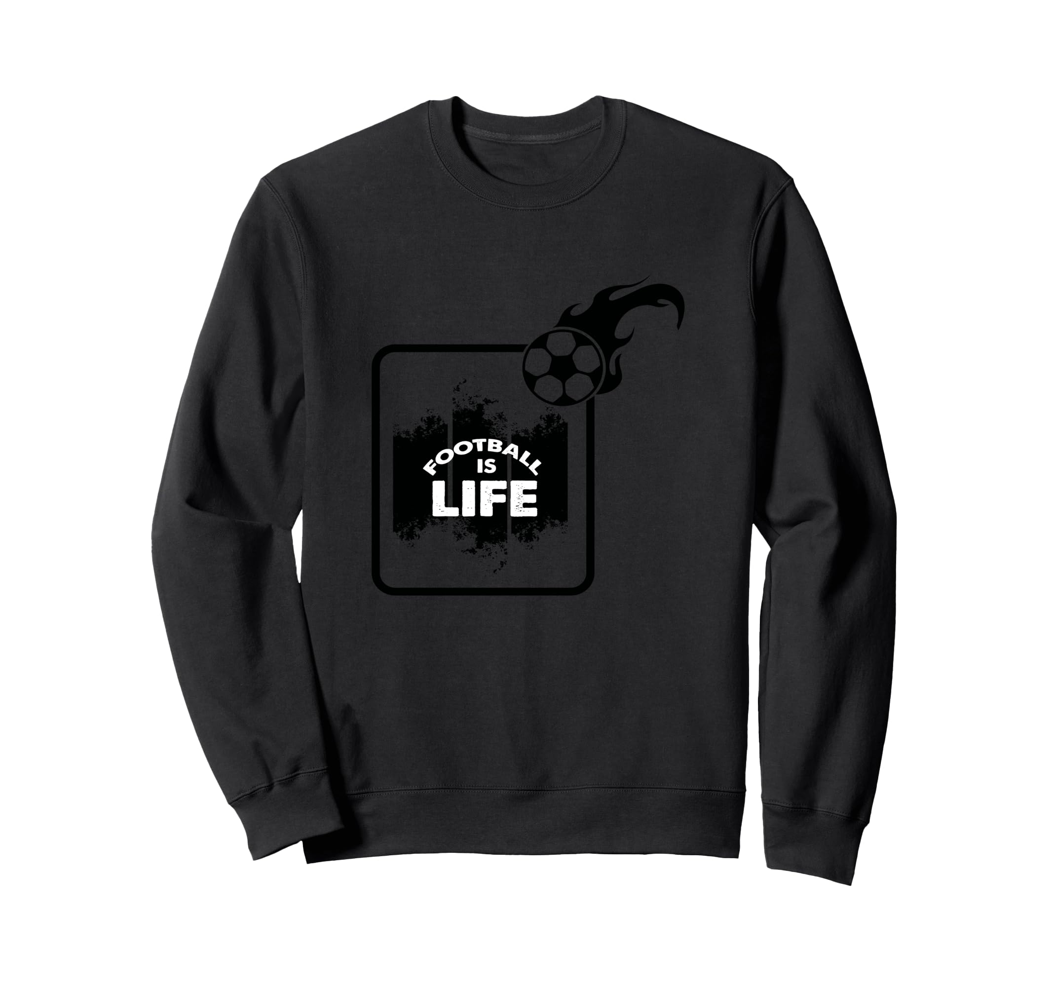 Football Fan Soccer Lover Football Is Sweatshirt - Graphic Print Unisex