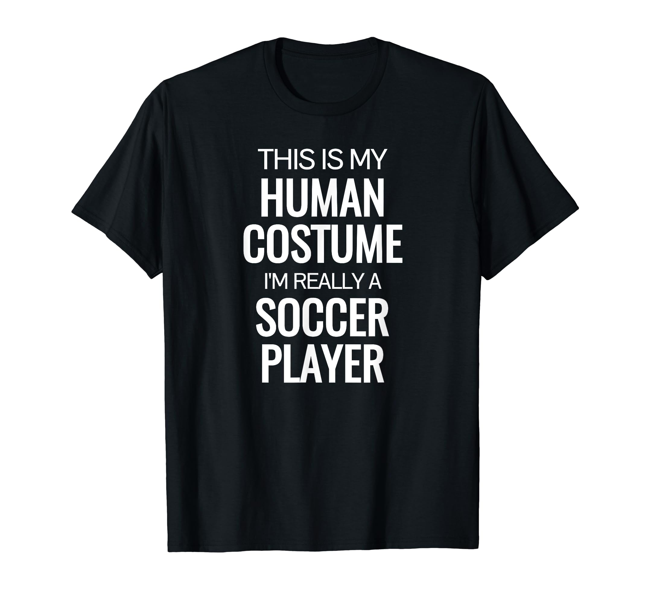 Soccer Player Funny Soccer Halloween T-Shirt - Trendy Graphic Men Women