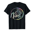 Soccer Aunt Tie Dye Heart Soccer T-Shirt - Casual Everyday Wear Men Women