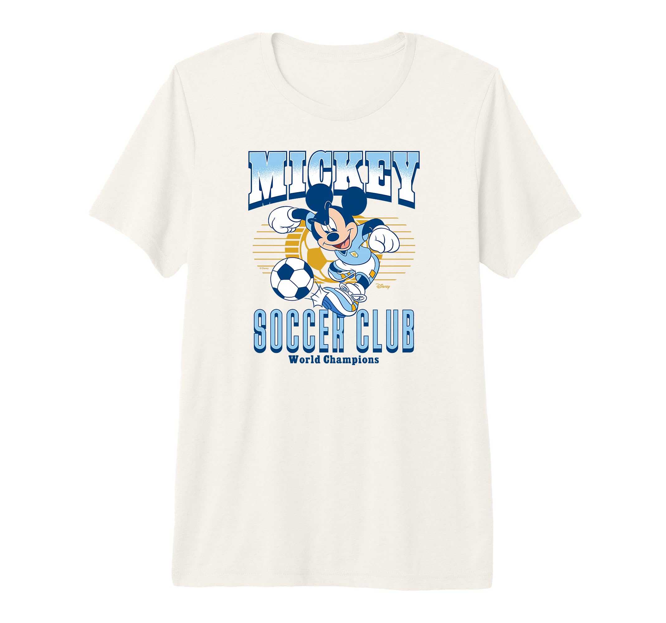 Mickey Mouse Soccer Club World Champions T-Shirt - Novelty Apparel Unisex