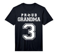 Number 3 Custom Proud Soccer Futbol T-Shirt - Minimalist Print for Adults