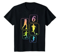 6Th Birthday Soccer Player Football 6 T-Shirt - Unique Graphic for Adults