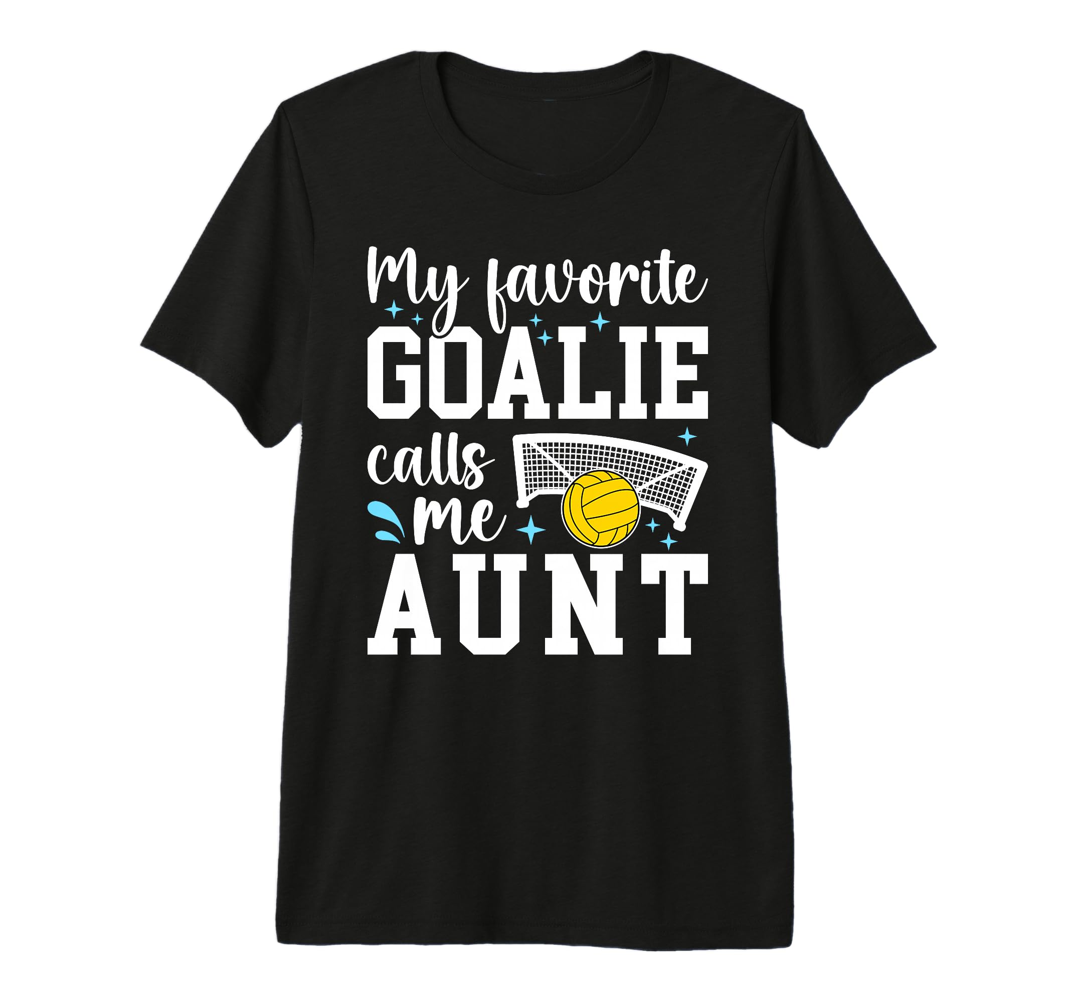 Water Polo Goalie Aunt Water Polo T-Shirt - Graphic Print for Adults
