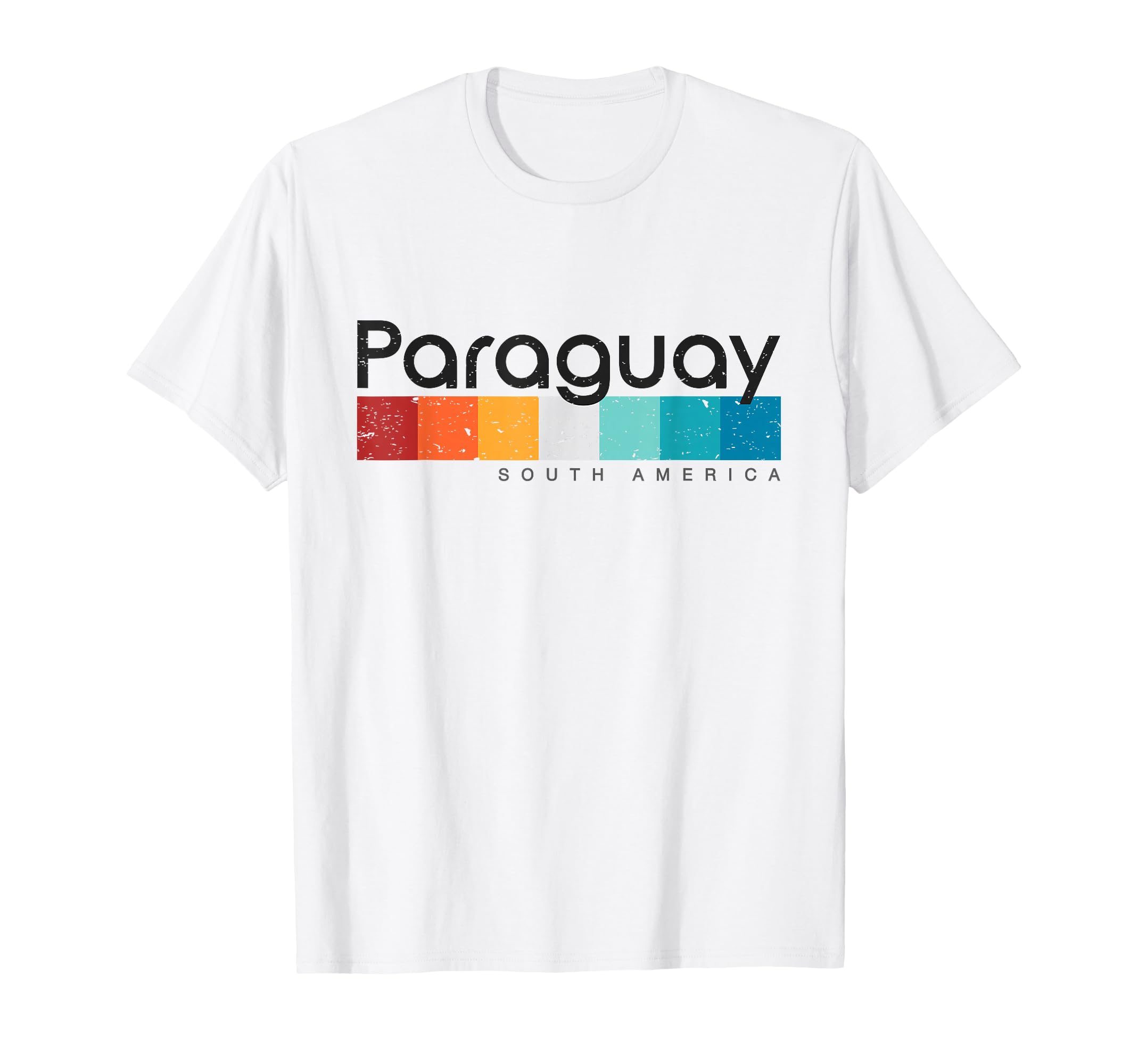 Paraguay South America 1980S T-Shirt - Streetwear Style for Adults