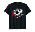Japan Football And Japanese Flag T-Shirt - Custom Art Print for Adults