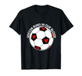 Soccer Runs Our Blood T-Shirt - Aesthetic Graphic Unisex
