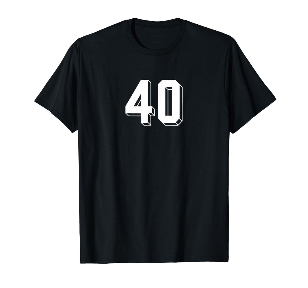 Number 40 80S 90S Soccer Team Jersey T-Shirt - Unique Graphic Men Women
