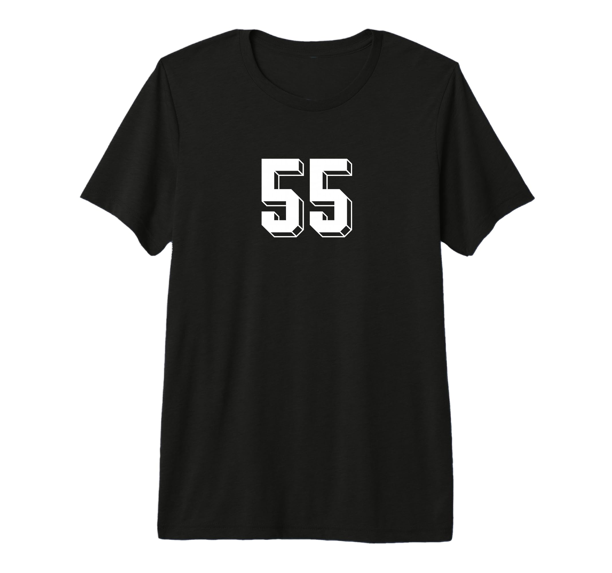 Number 55 80S 90S Soccer Team Jersey T-Shirt - Graphic Print Unisex