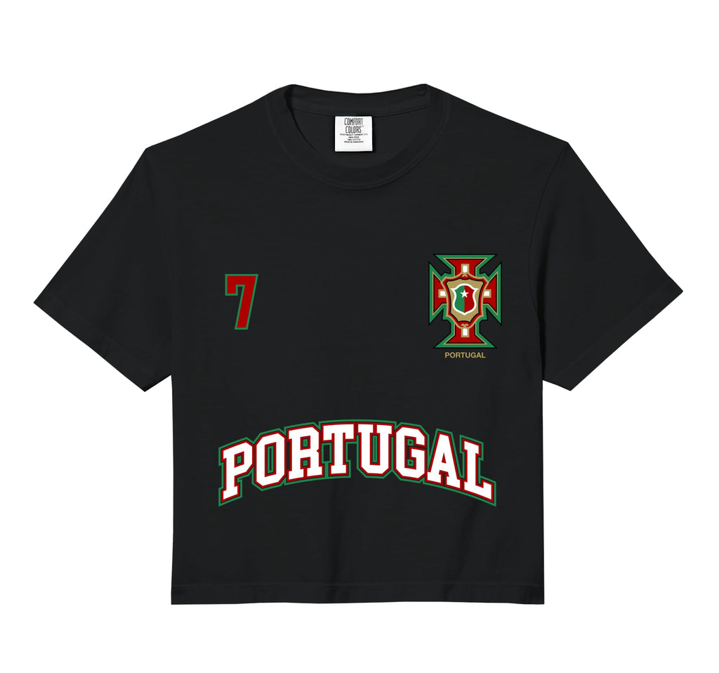 Portugal Number 7 Soccer Team Sports Hoodie - Streetwear Style Unisex
