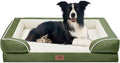 Comfort Expression Waterproof Dog Beds for Large Dogs, Orthopedic Large Breed Dog Beds, Comfy Pet Bed Sofa with Washable Removable Cover & Non-Slip Bottom(Light Green)