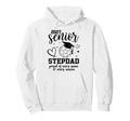 2027 Senior Soccer Stepdad Proud Hoodie - Aesthetic Graphic for Adults