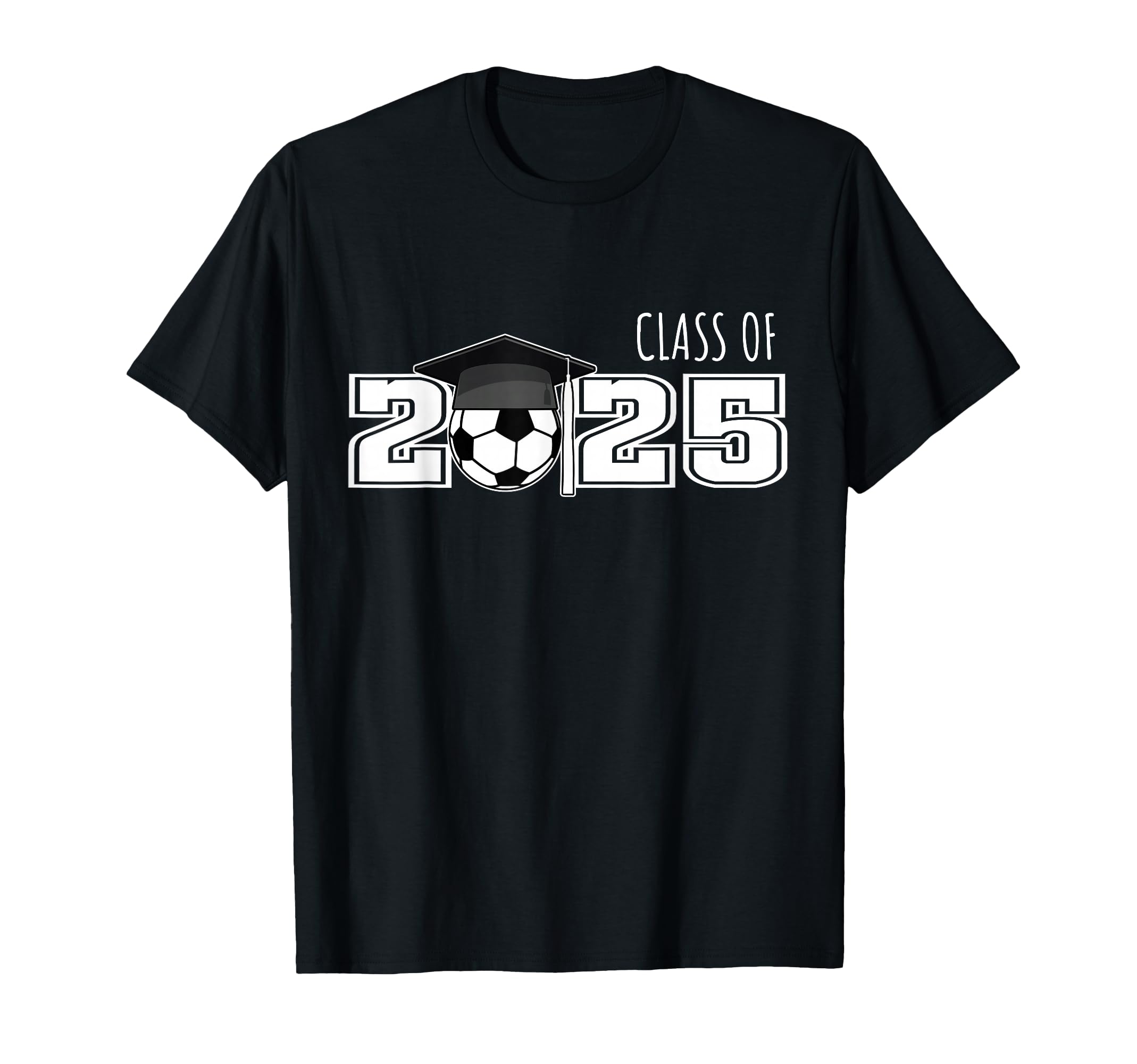Class 2025 Soccer Senior Senior T-Shirt - Fun Novelty Design for Adults