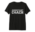 Assistant Soccer Coach Tri Blend T-Shirt - Graphic Print for Adults