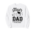 2027 Senior Soccer Dad Proud Family Sweatshirt - Aesthetic Graphic Unisex