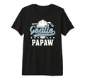 Mens Ice Hockey Goalie Papaw Ice T-Shirt - Custom Art Print for Adults