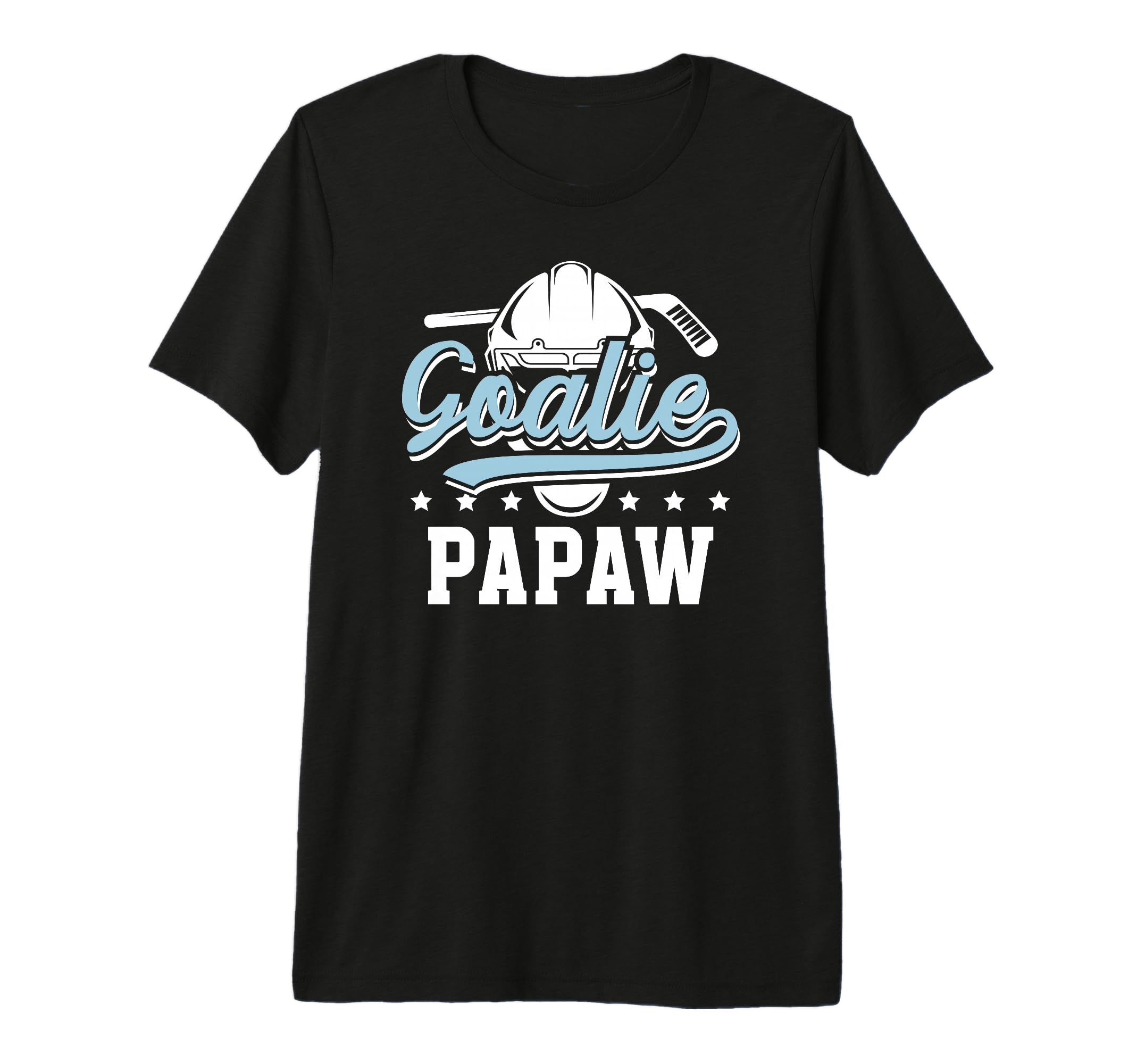 Mens Ice Hockey Goalie Papaw Ice T-Shirt - Custom Art Print for Adults