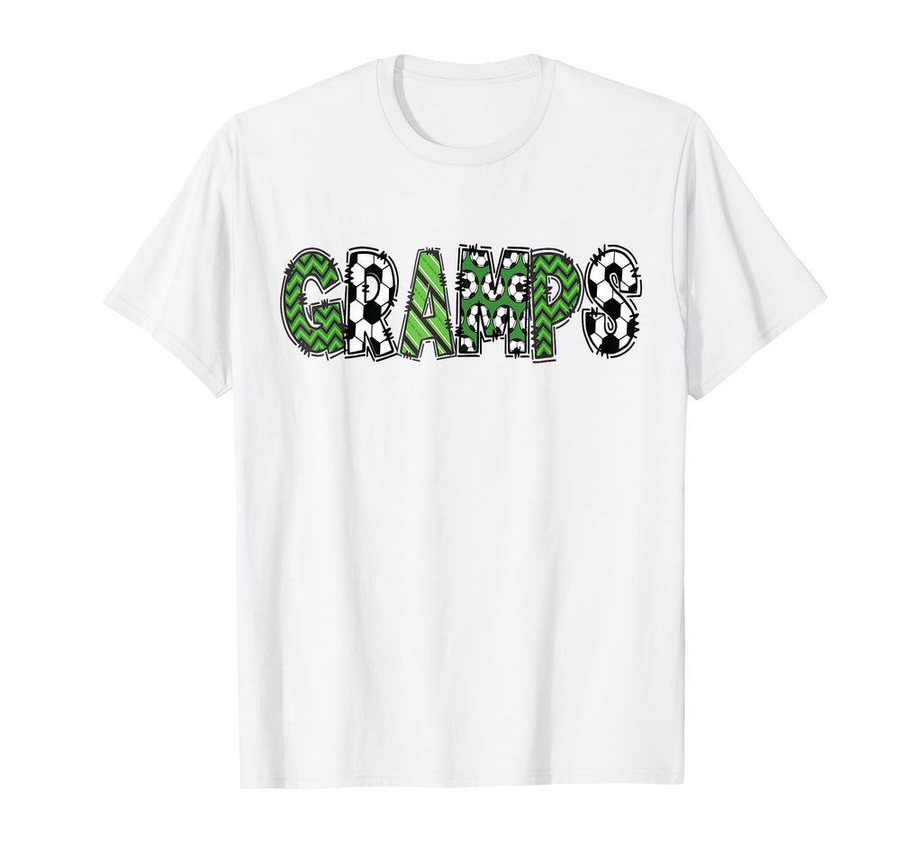 Soccer Gramps Birthday Soccer Player T-Shirt - Aesthetic Graphic Unisex