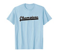 Champions Soccer Hockey Football T-Shirt - Custom Art Print for Adults