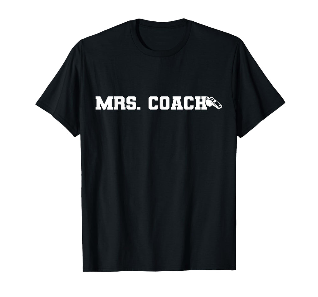 Mrs Coach Funny Football Basketball T-Shirt - Fun Novelty Design Unisex