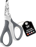 Mr. Pen Cat Nail Trimmer - White & Gray, Cat & Dog Nail Clipper, Kitten & Small Dog Claw Trimmer