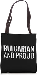 Bulgarian And Proud Vintage Bulgaria Tote Bag