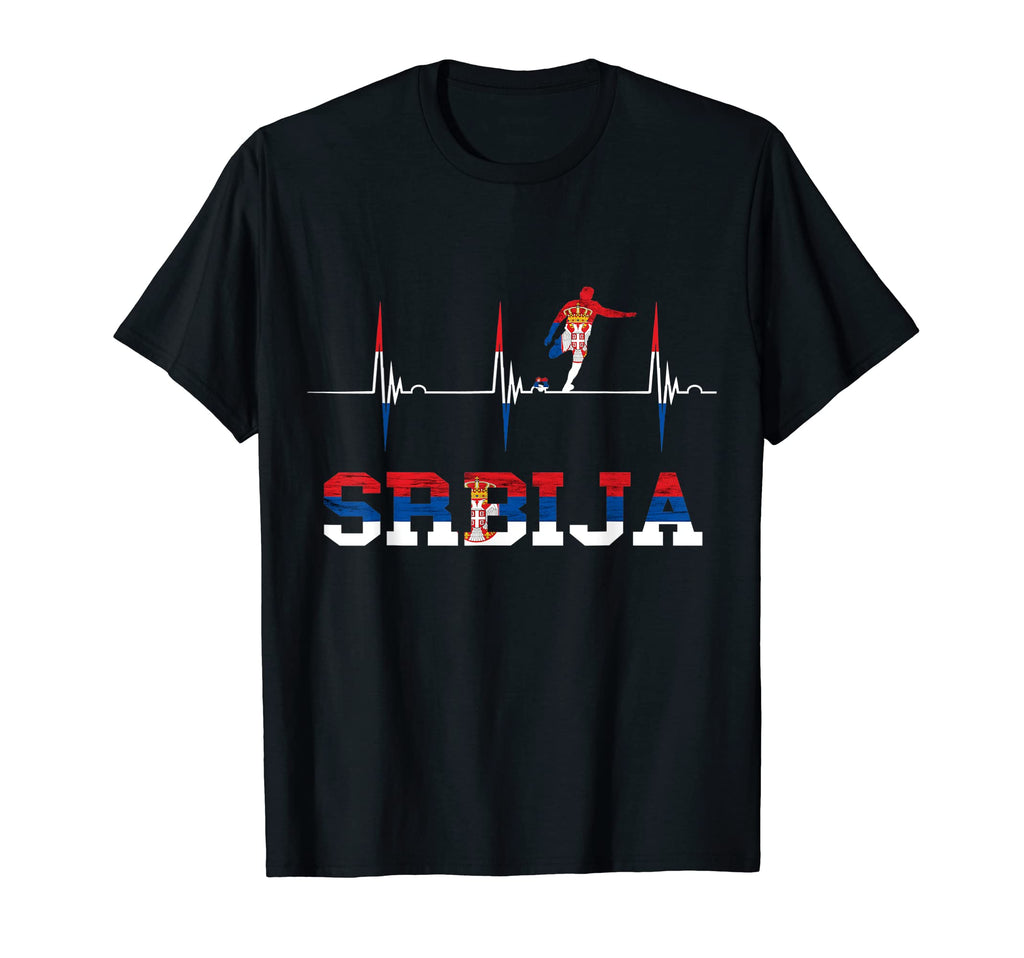 Serbia Soccer Team Srbija T-Shirt - Casual Everyday Wear for Adults