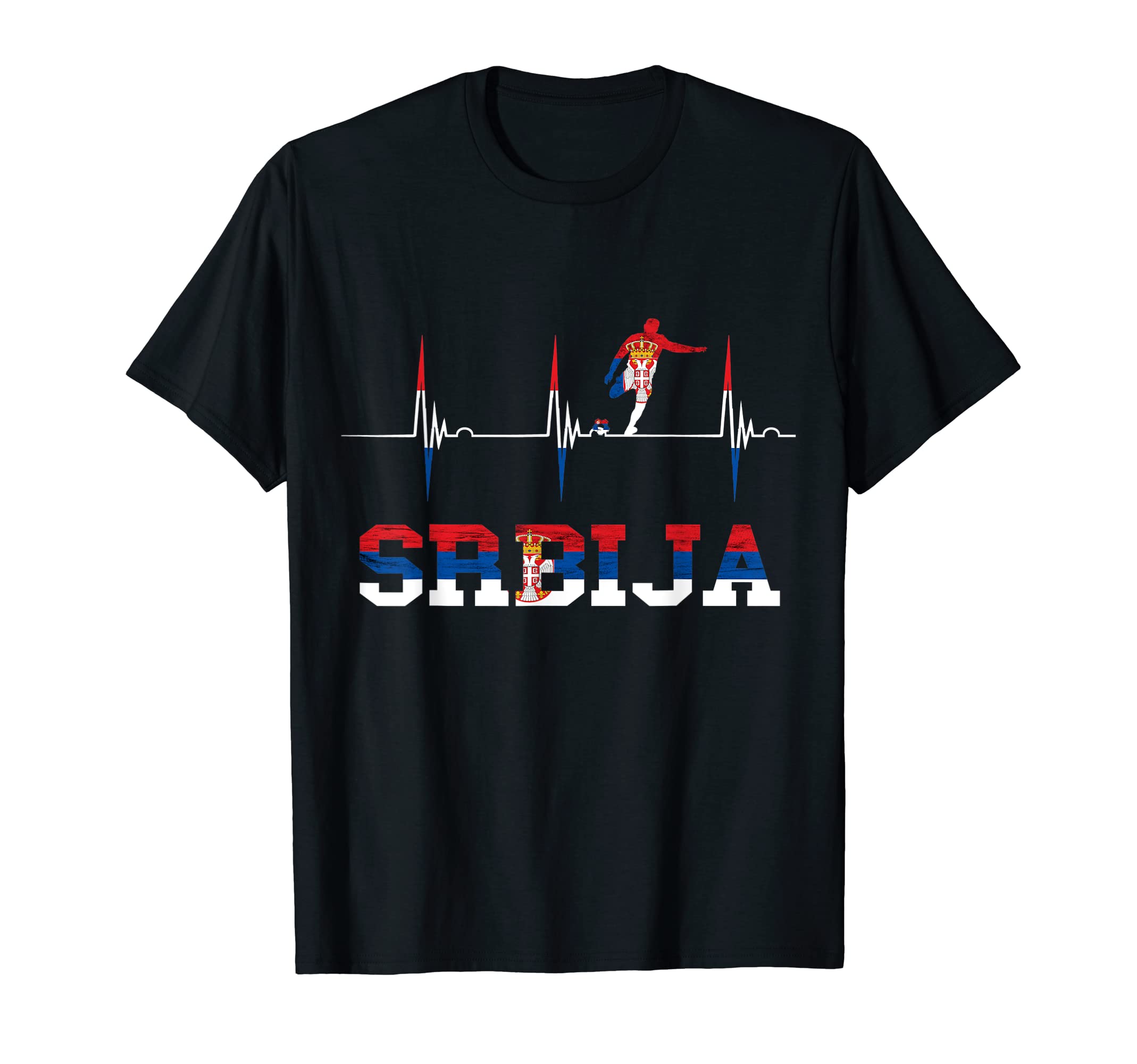 Serbia Soccer Team Srbija T-Shirt - Casual Everyday Wear for Adults