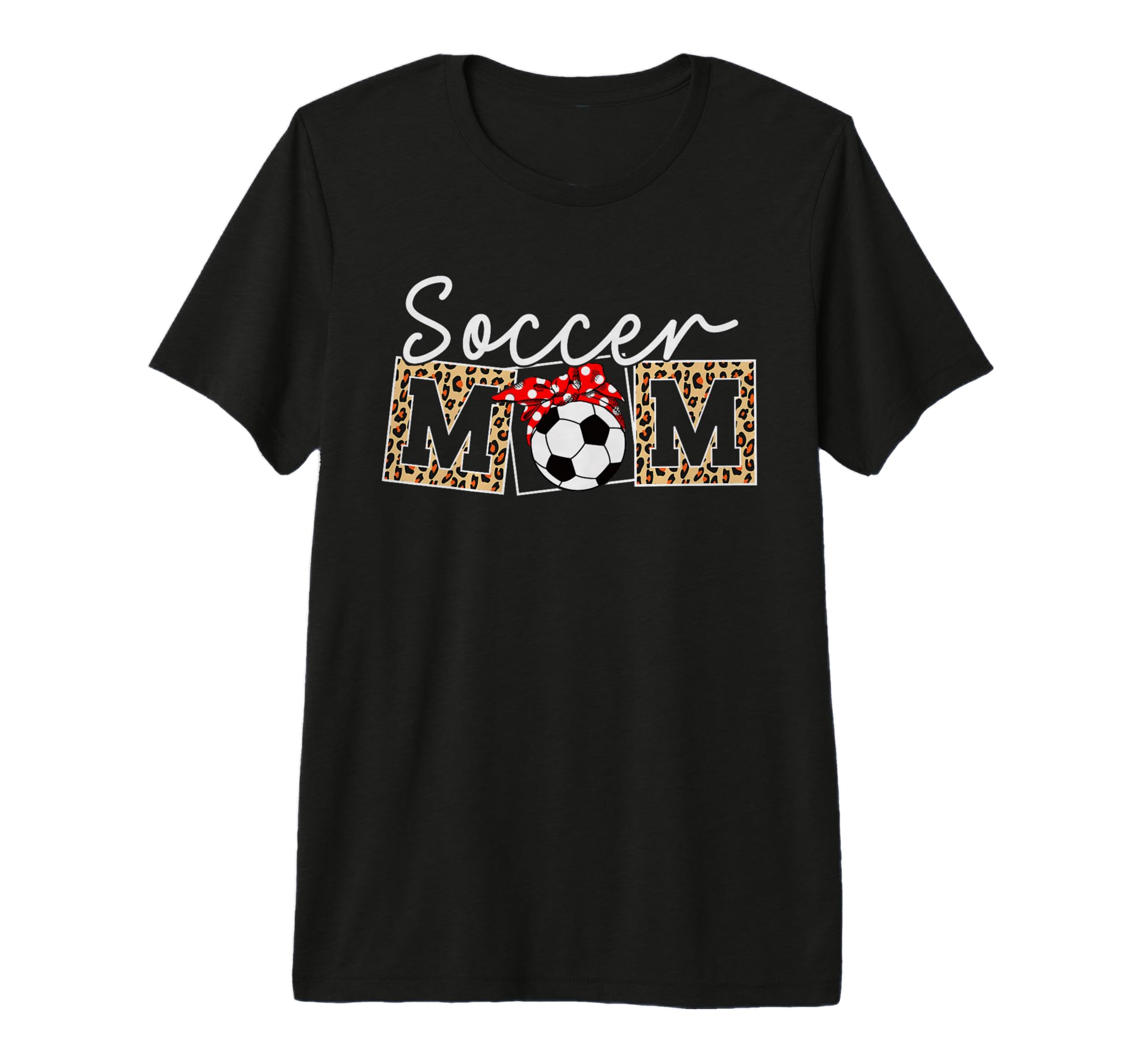 Leopard Soccer Mom Life Game Day Sports T-Shirt - Aesthetic Graphic Unisex