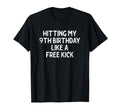 Hitting My 9Th Birthday Like T-Shirt - Casual Everyday Wear for Adults