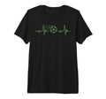 Soccer Heartbeat Tees Soccer Ball T-Shirt - Novelty Apparel Men Women