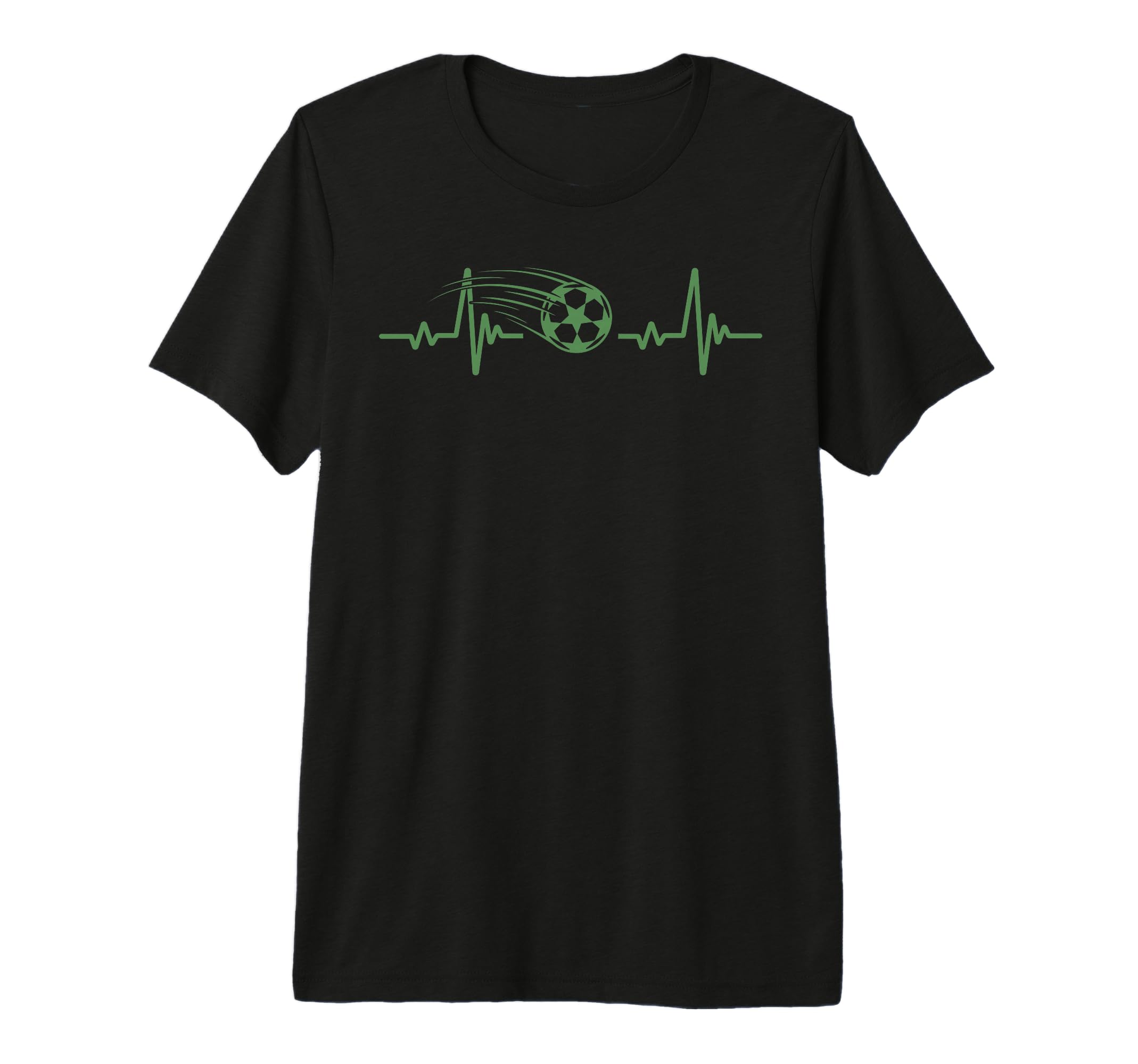 Soccer Heartbeat Tees Soccer Ball T-Shirt - Novelty Apparel Men Women