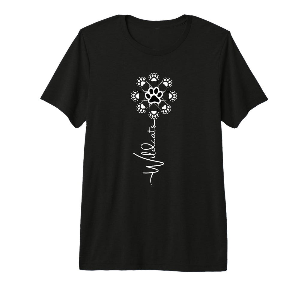 Wildcats Sunflower Sports Team Spirit T-Shirt - Graphic Print Men Women