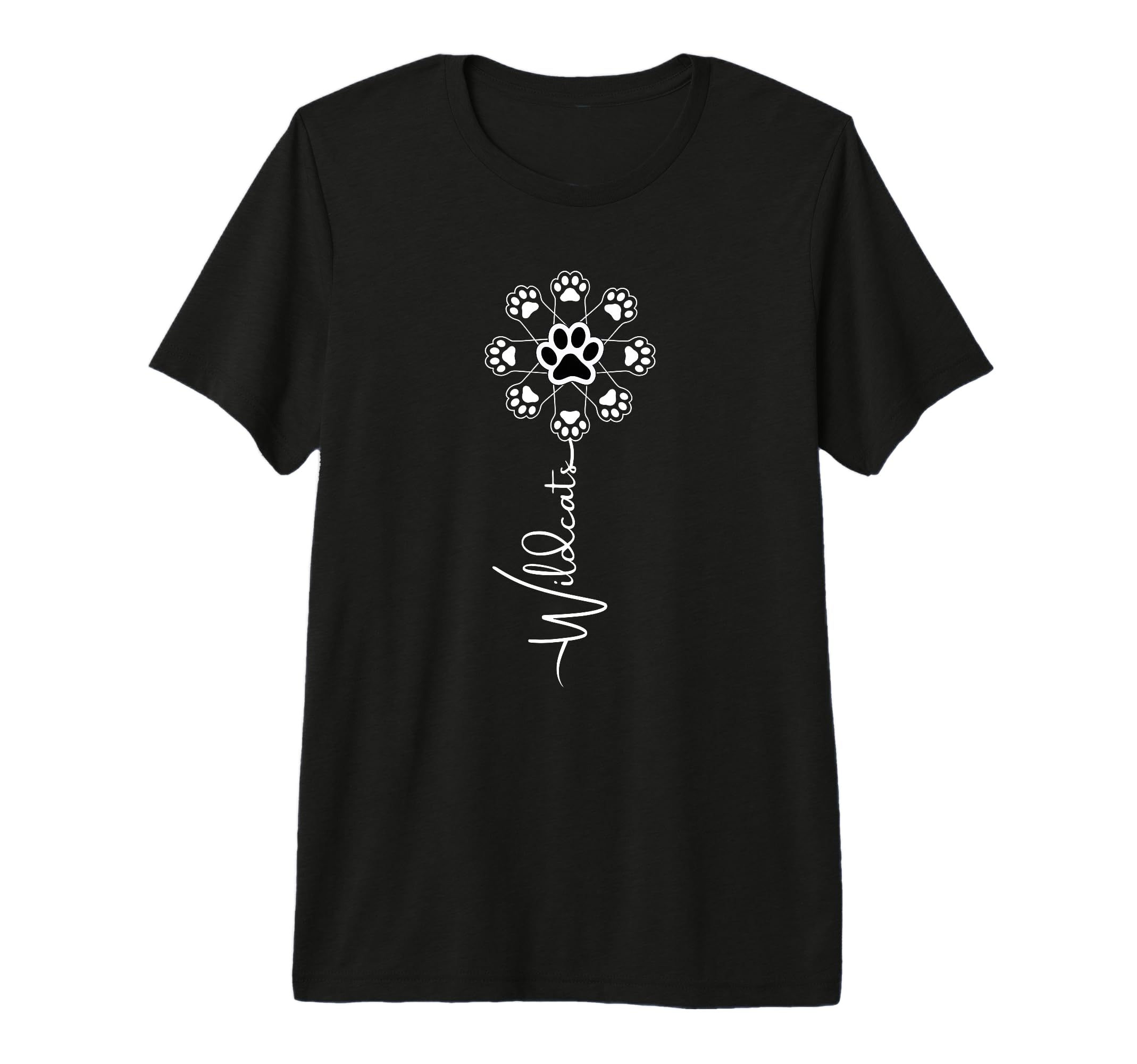 Wildcats Sunflower Sports Team Spirit T-Shirt - Graphic Print Men Women