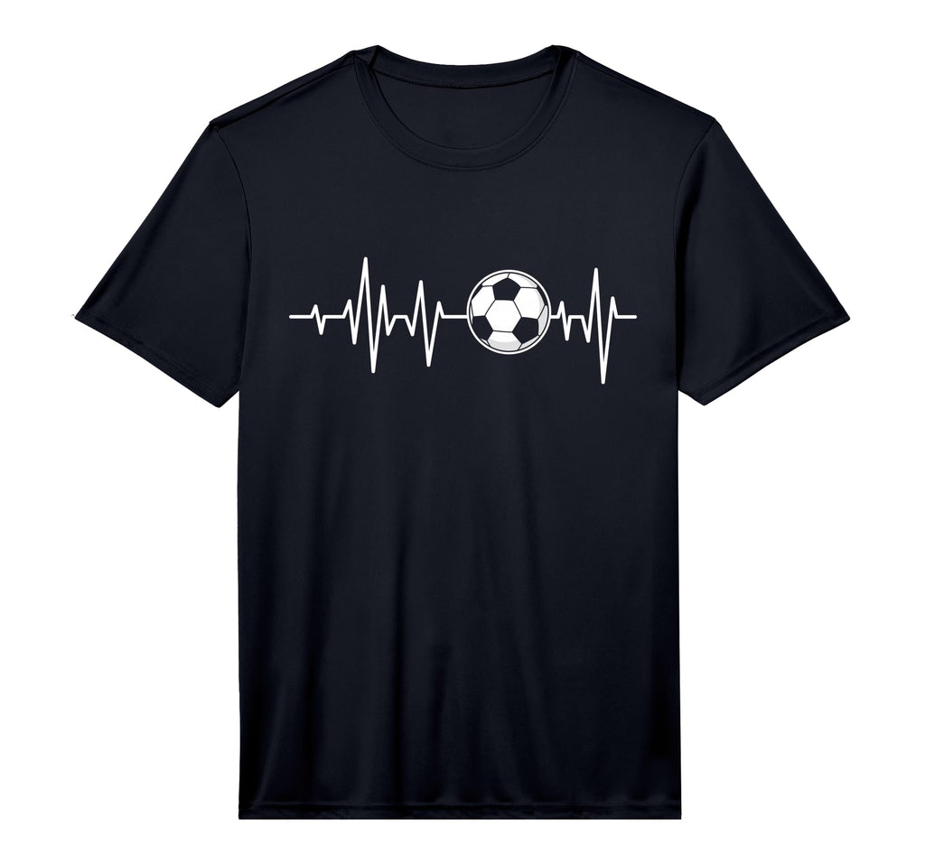 Soccer Heartbeat Soccer Lover T-Shirt - Aesthetic Graphic for Adults