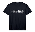Soccer Heartbeat Soccer Lover T-Shirt - Aesthetic Graphic for Adults