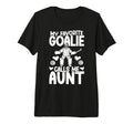 Proud Field Hockey Goalie Aunt Field T-Shirt - Graphic Print for Adults